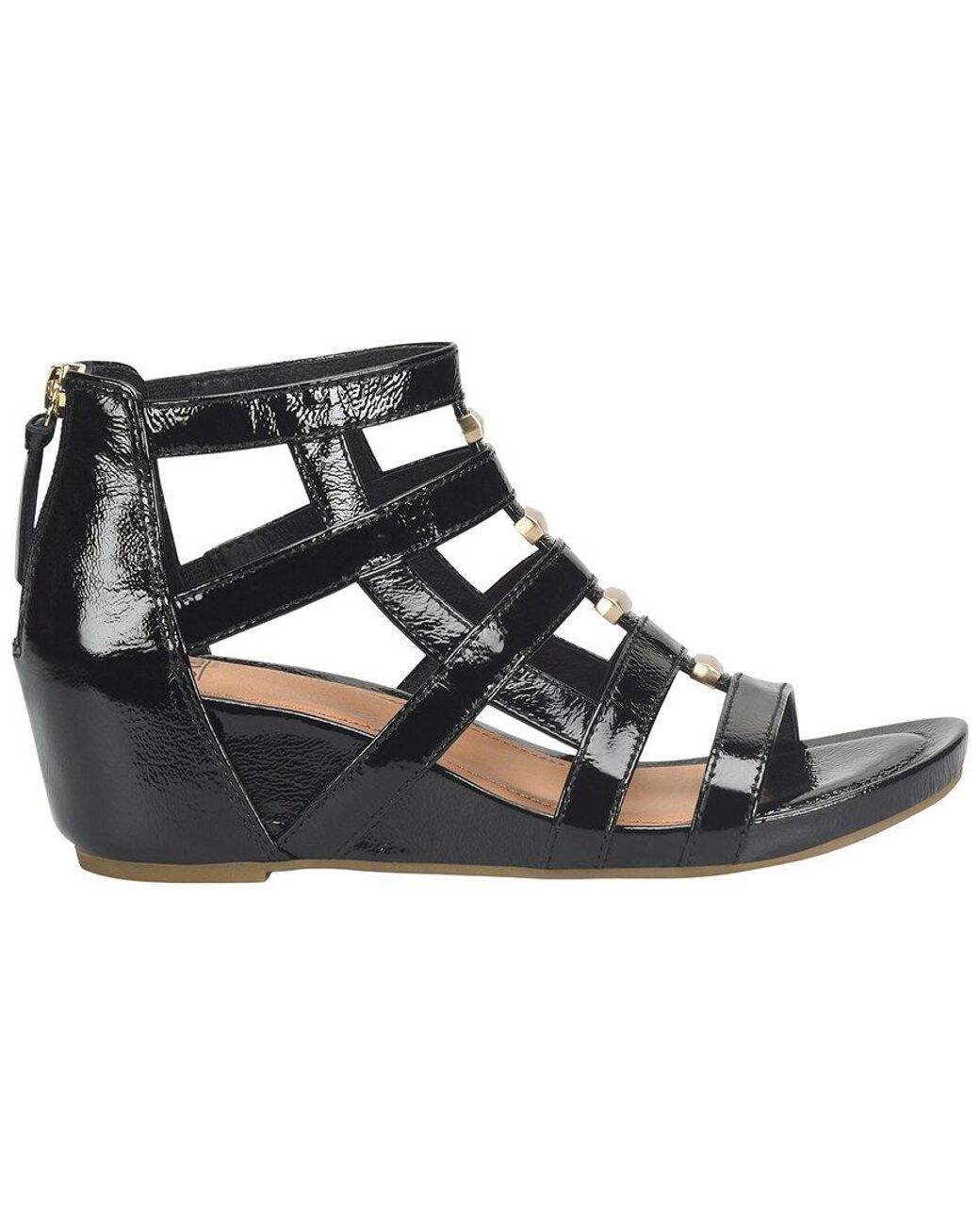 Söfft Black Rio Patent Sandal