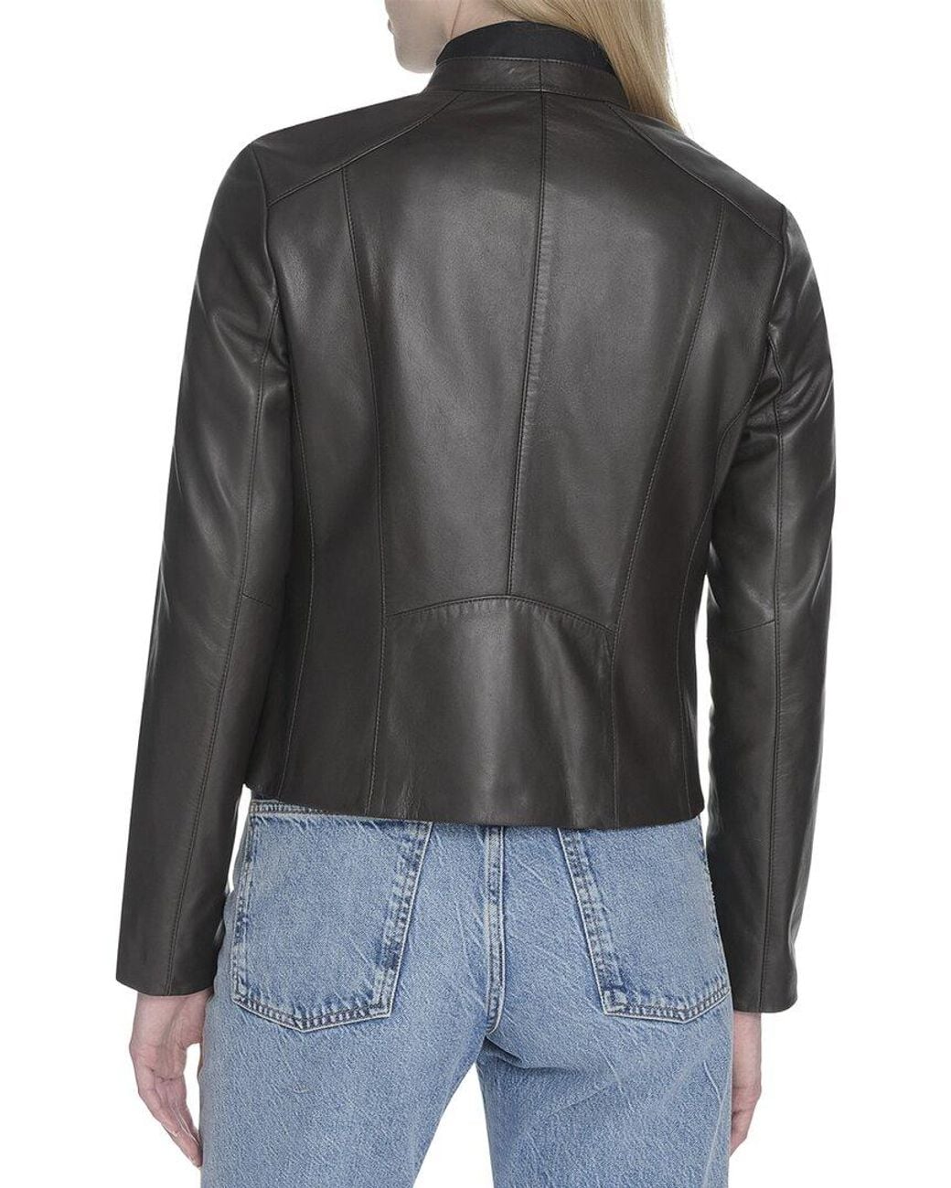 Cole Haan Black Smooth Lamb Jacket