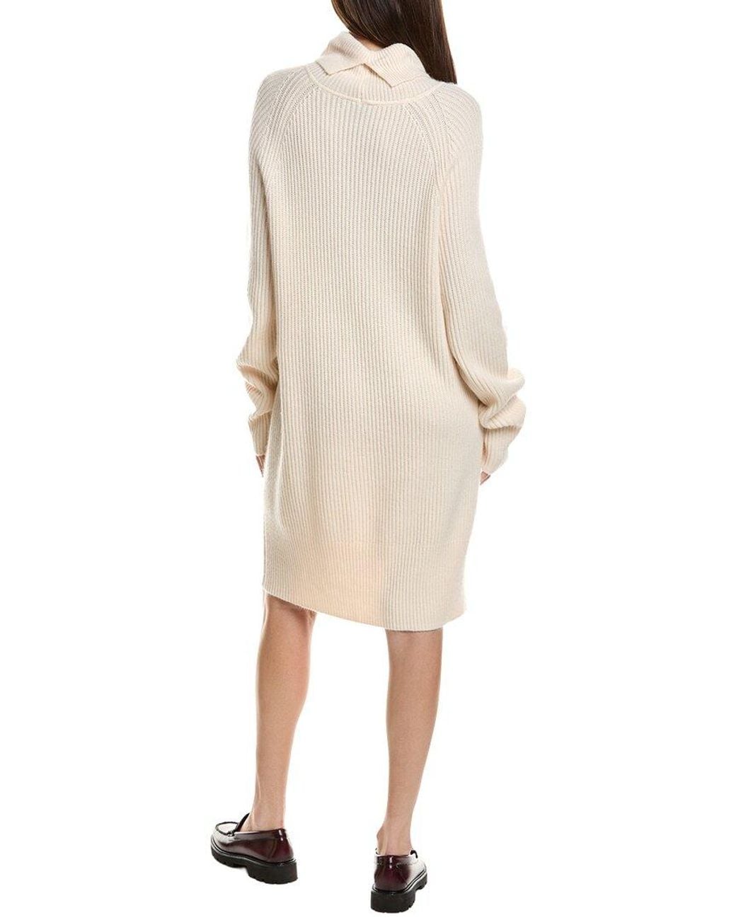 Boss Natural Foclore Wool & Cashmere-Blend Sweaterdress