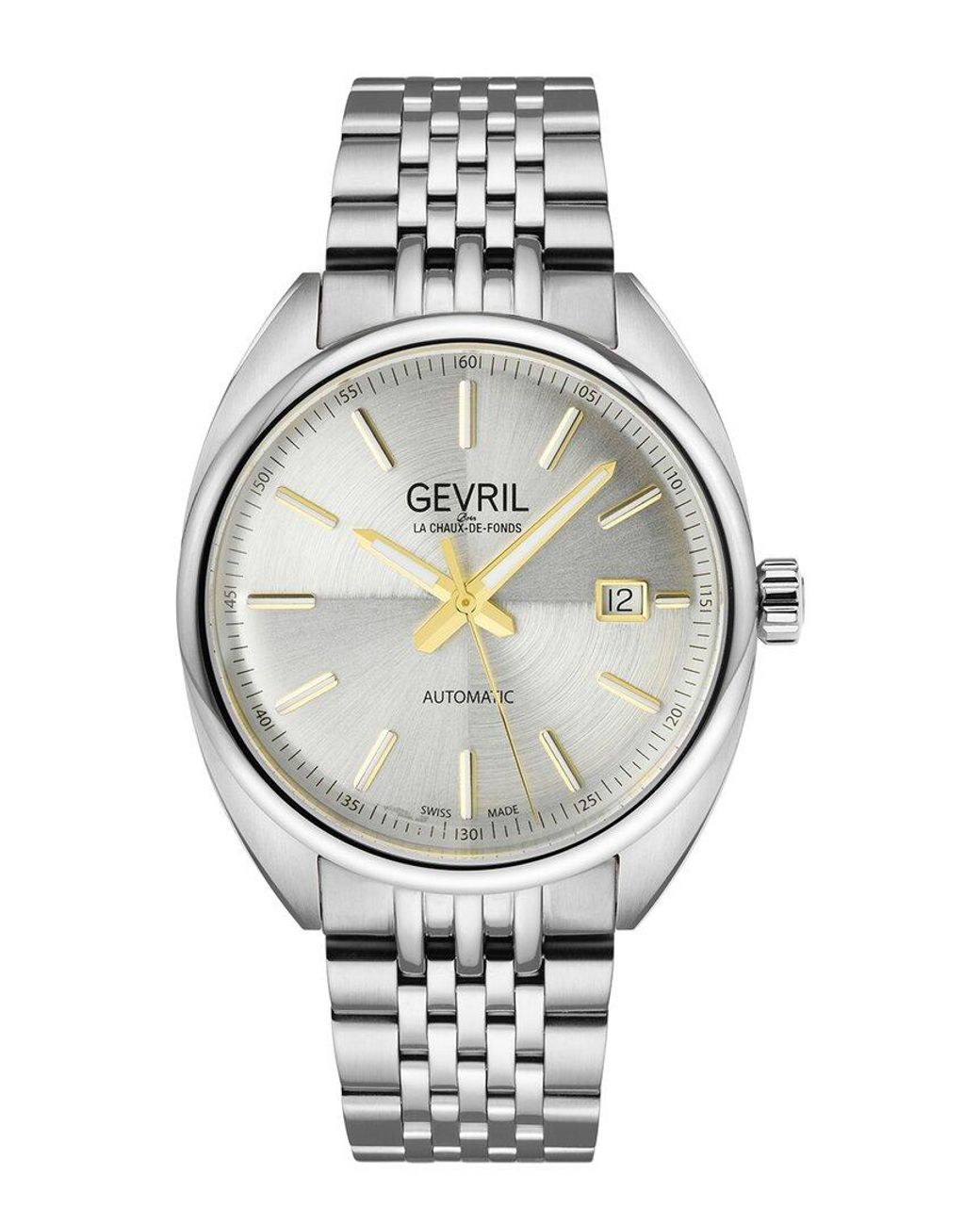 Gevril Metallic Five Points Watch for men