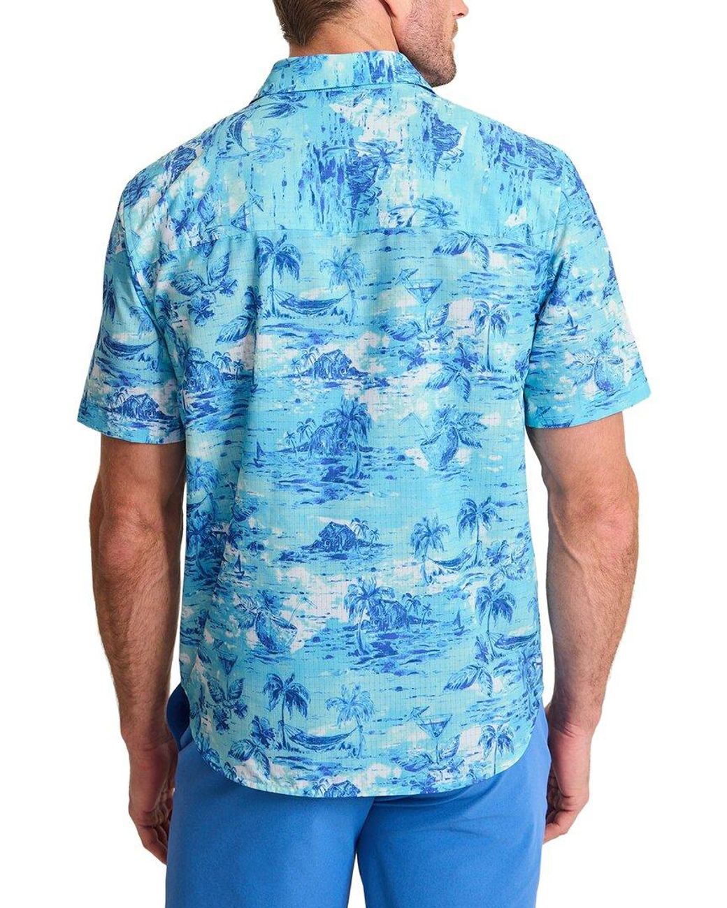 Tommy Bahama Blue Bahama Coast Tidal Pursuit Shirt for men