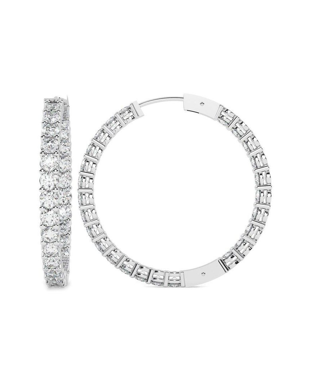 Lab Grown Diamonds White 14K 10.00 Ct. Tw. Lab-Grown Diamond Earrings