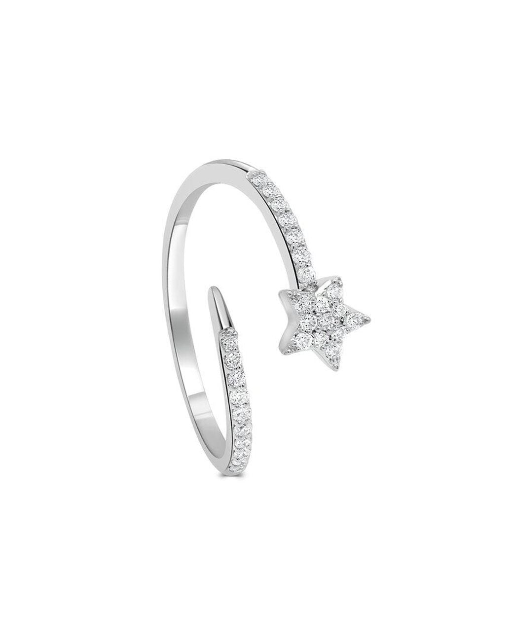Sabrina Designs White 14K 0.19 Ct. Tw. Diamond Wrap Star Ring
