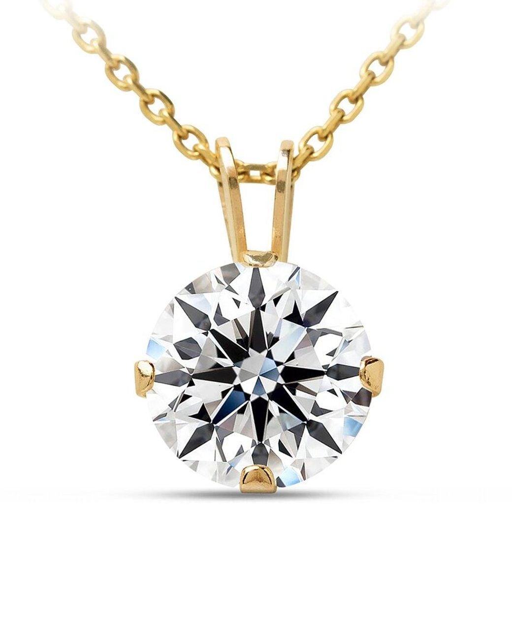 Jaclyn Smith Metallic 2.00 Ct. Tw. Lab-Grown Moissanite Necklace