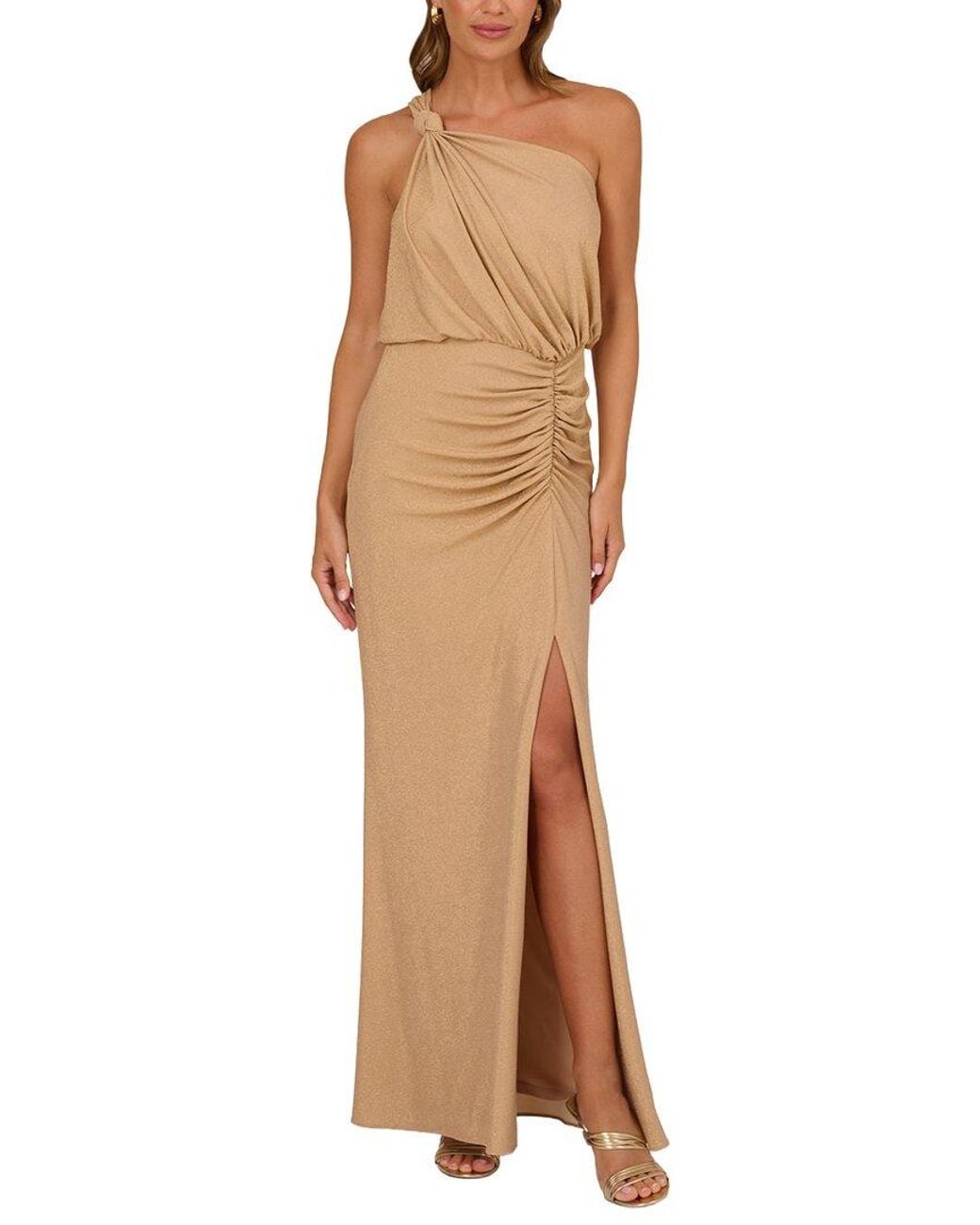 Adrianna Papell Natural A-Line Dress