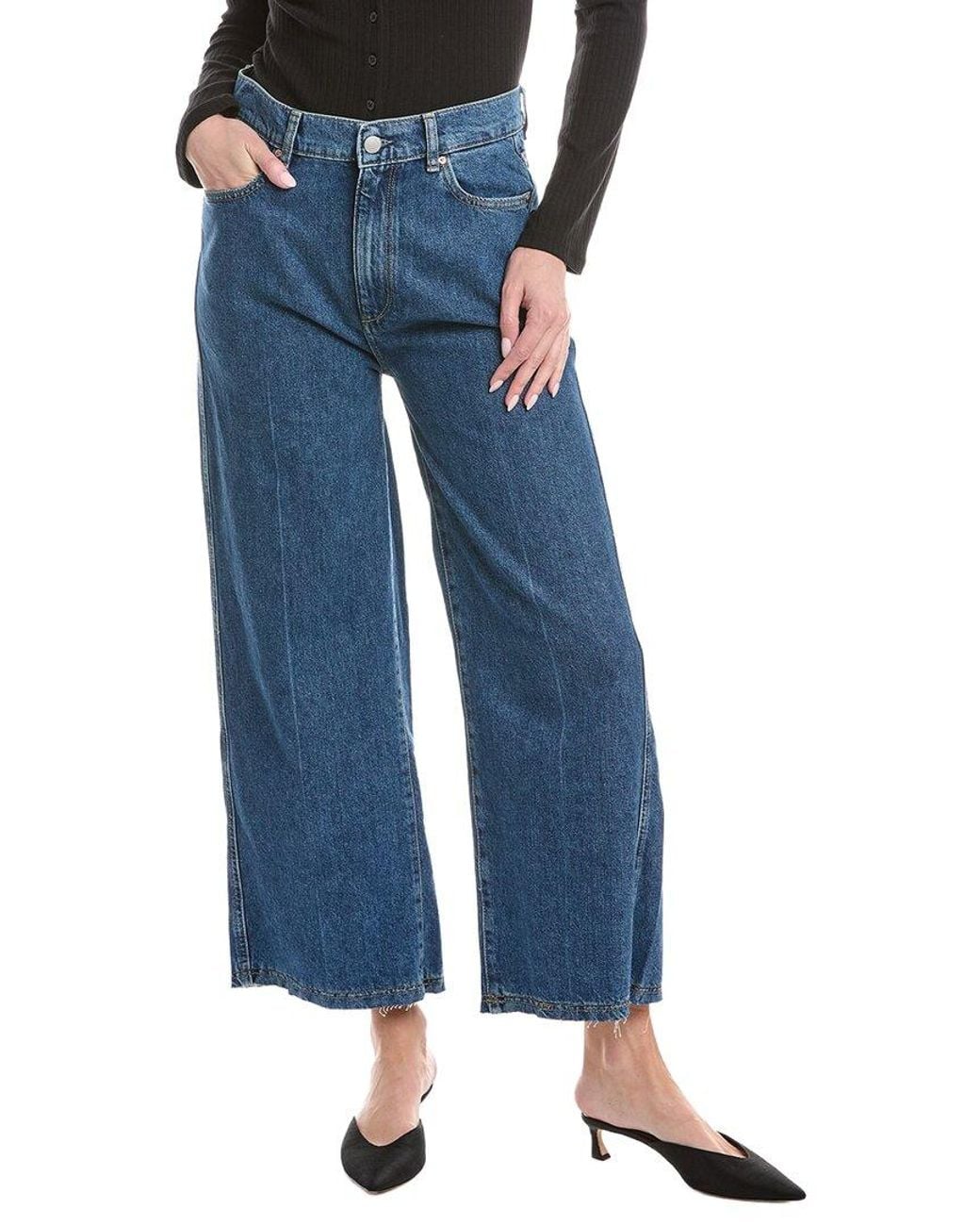 DL1961 Blue Hepburn North Beach Wide Leg Jean