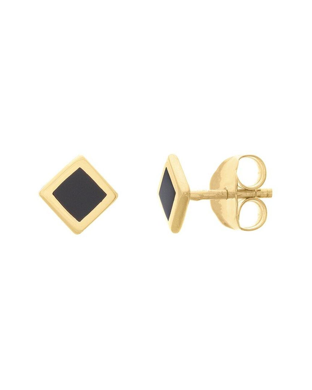 HAWLEY ST Metallic 14K Geometric Earrings