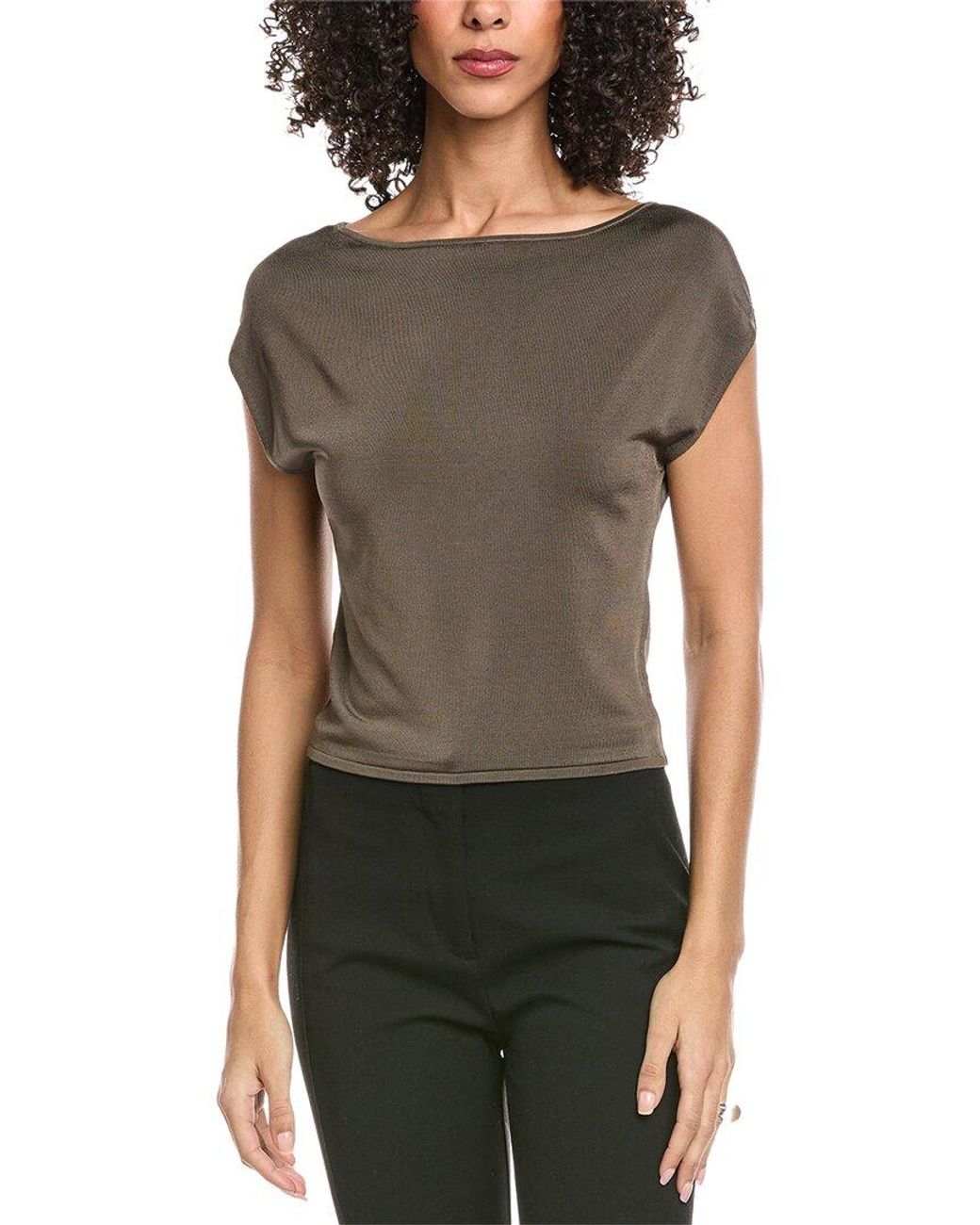 Jonathan Simkhai Gray Lorra Off Shoulder Top
