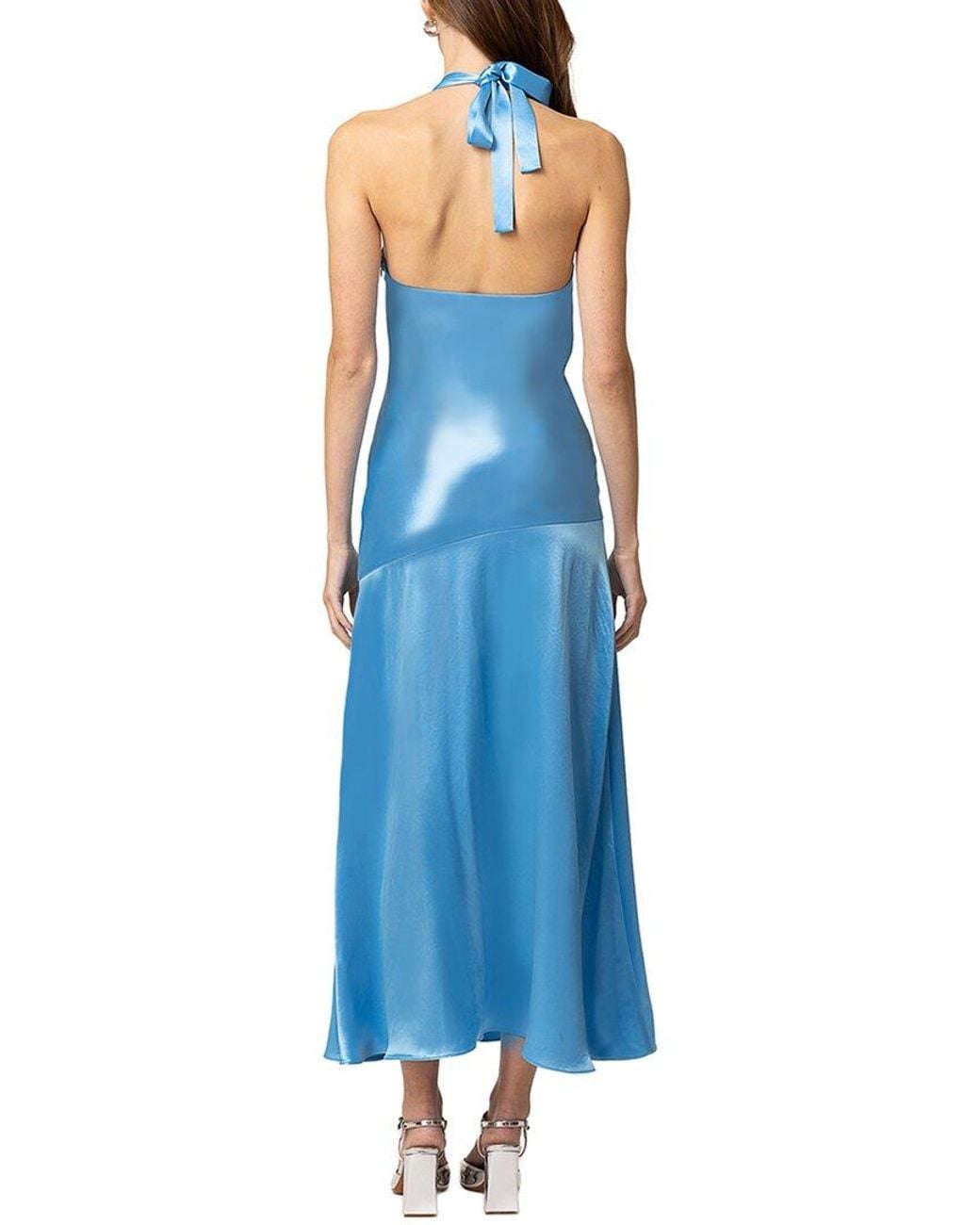 Line & Dot Blue Alessia Maxi Dress