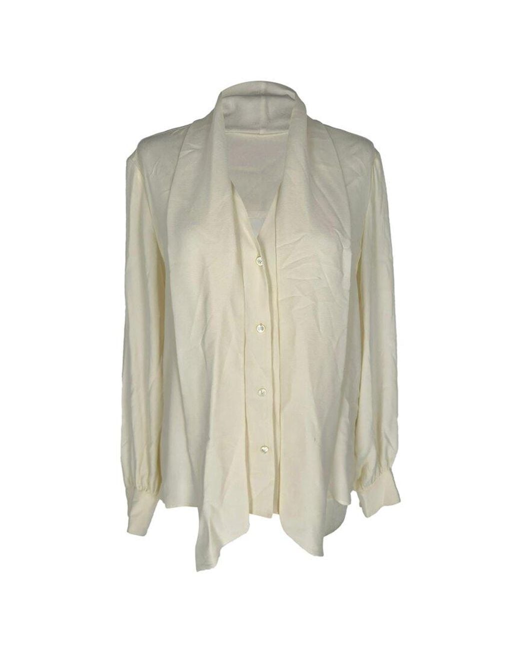 Céline Multicolor Cowl Neckline Blouse, Size Eu (Authentic Pre-Loved)