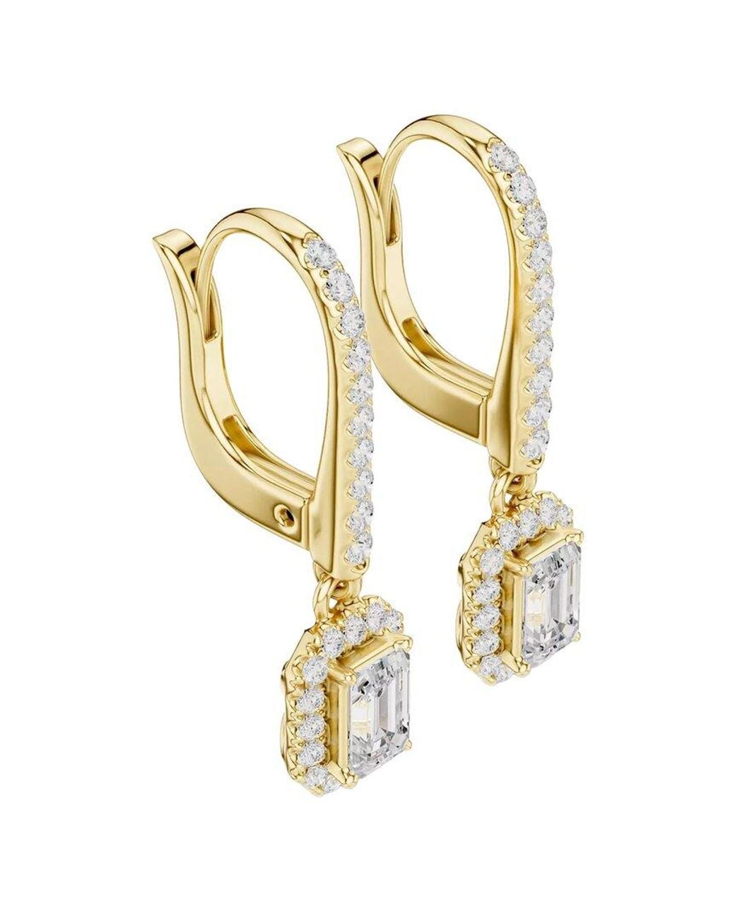 Lab Grown Diamonds White 14K 0.85 Ct. Tw. Lab-Grown Diamond Earrings