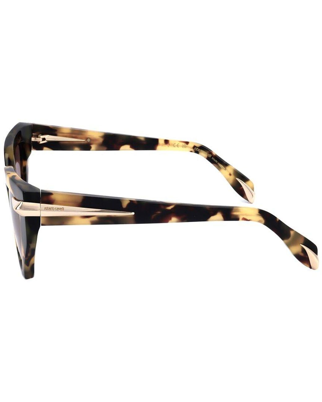 Roberto Cavalli Brown 54Mm Sunglasses
