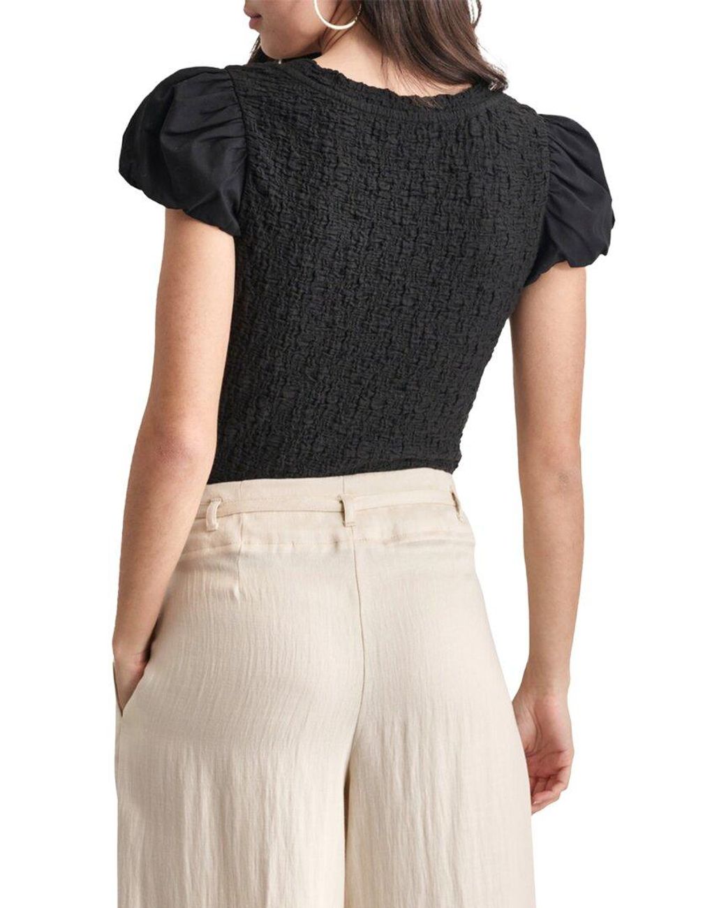 DKNY Black Knit Top