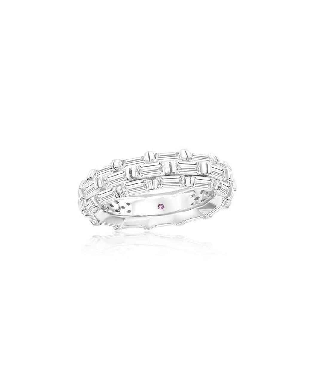 Suzy Levian CZ Jewelry White Suzy Levian Cz Eternity Ring