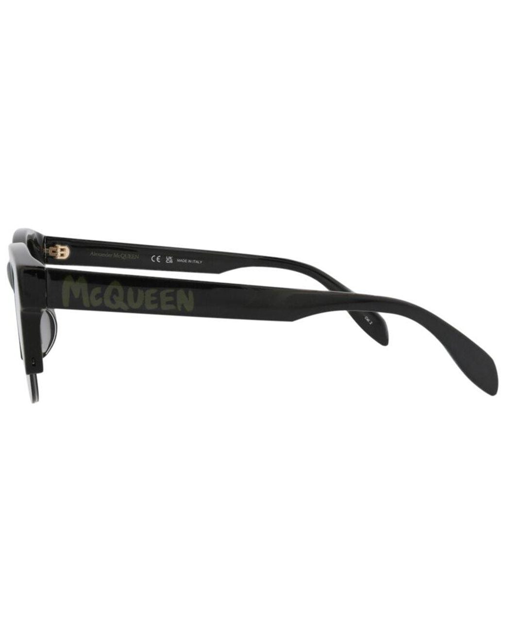 McQueen Black Am0406Sa 54Mm Sunglasses