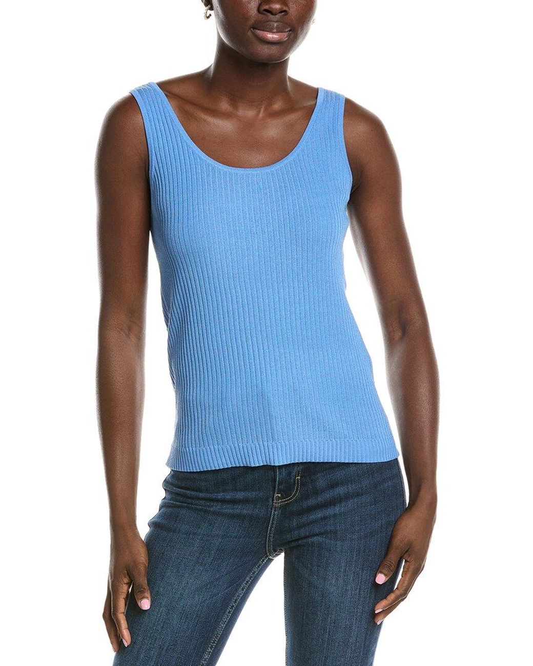 Jones New York Blue Sutton Tank Top