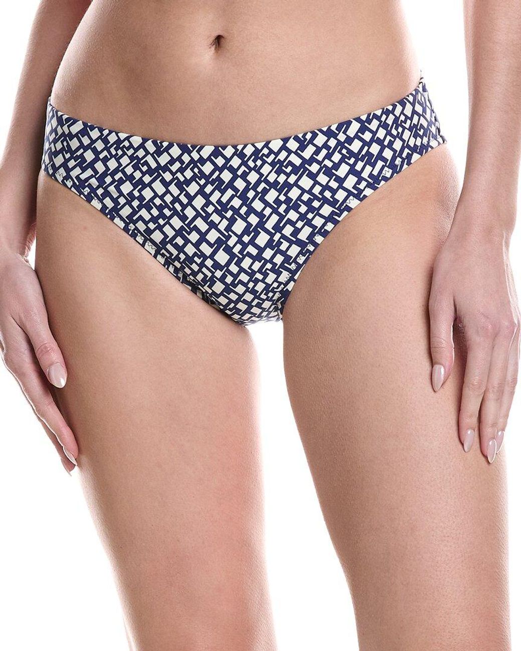 Helen Jon Blue Classic Hipster Bikini Bottom
