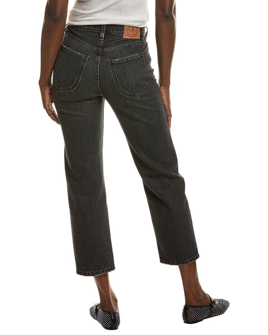 Emerson Fry Black Vintage Stovepipe Ankle Jean