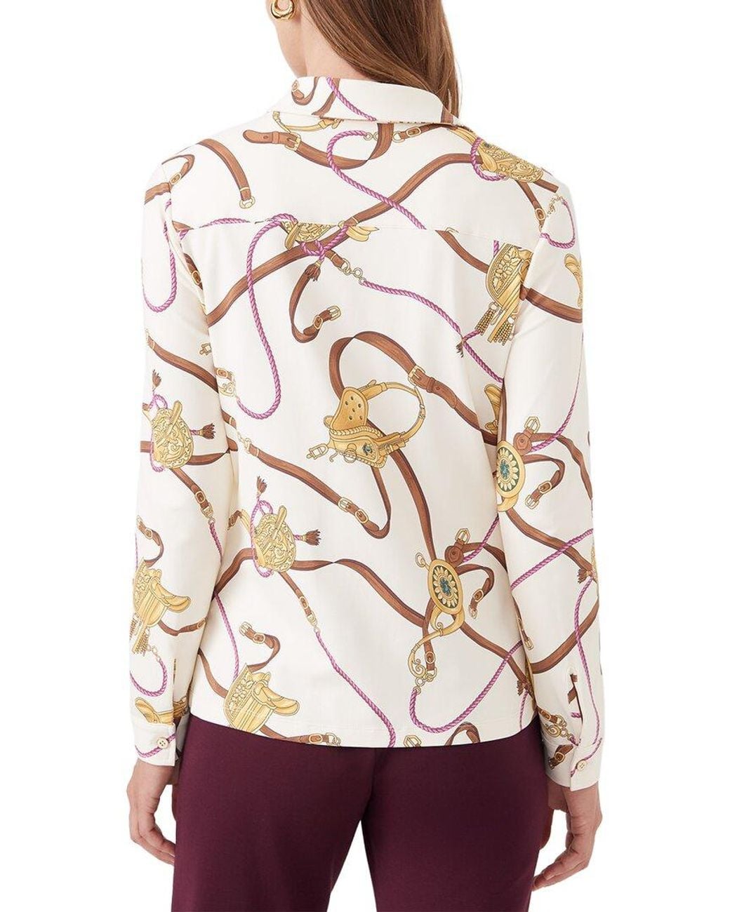 J.McLaughlin Red Betty Top