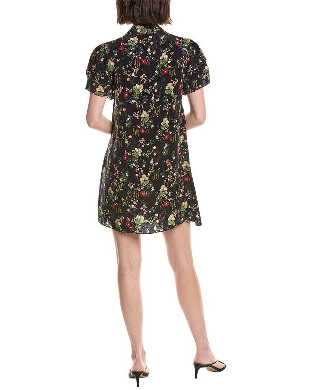 Alice + Olivia Black Jem Shirtdress