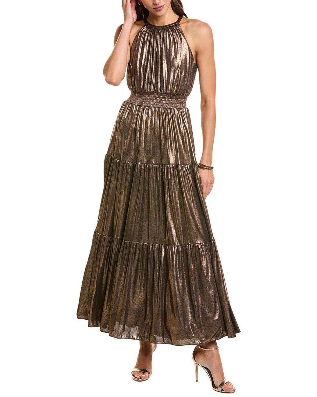 Eliza J Brown Midi Dress
