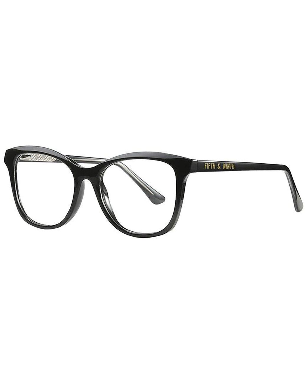Fifth & Ninth Black Dallas 52mm Blue Light Optical Frames