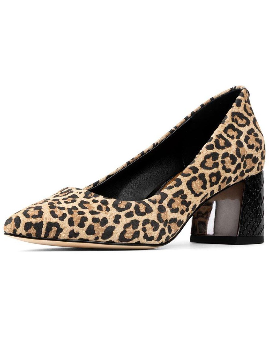 Donald J Pliner Black Suzette Leather Pump