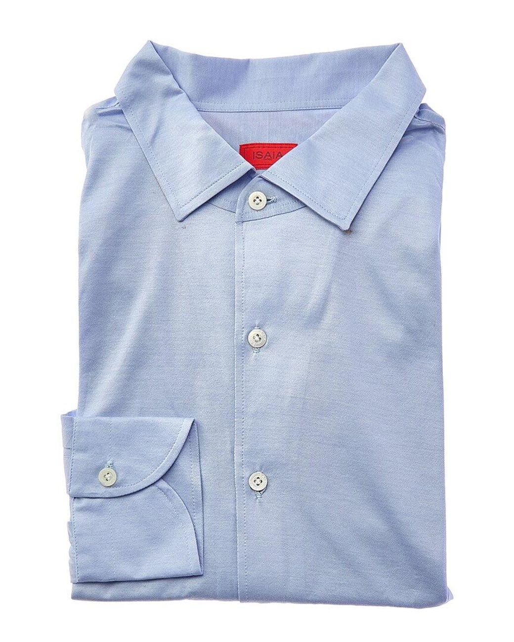 Isaia Blue Dress Shirt for men