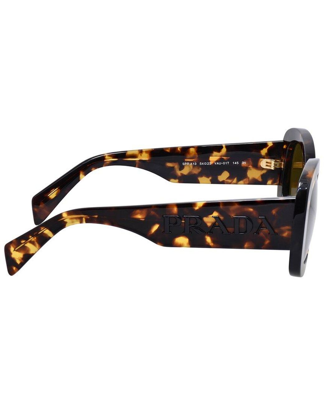 Prada Black Pra13S 54Mm Sunglasses
