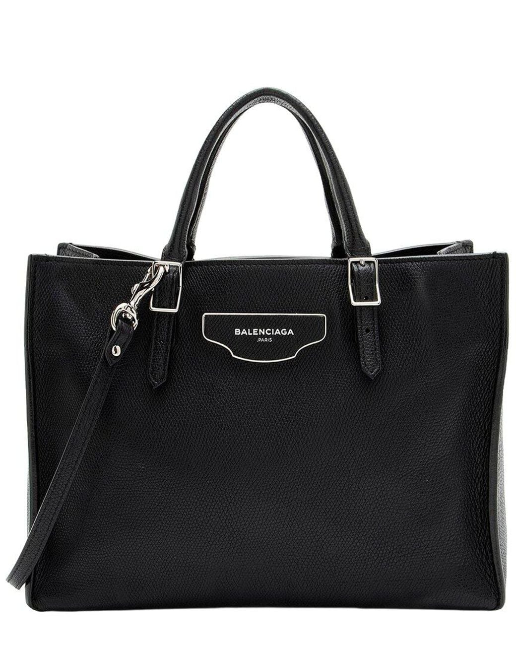 Balenciaga Black Calfskin Papier A6 Zip Around Tote (Authentic Pre-Loved)
