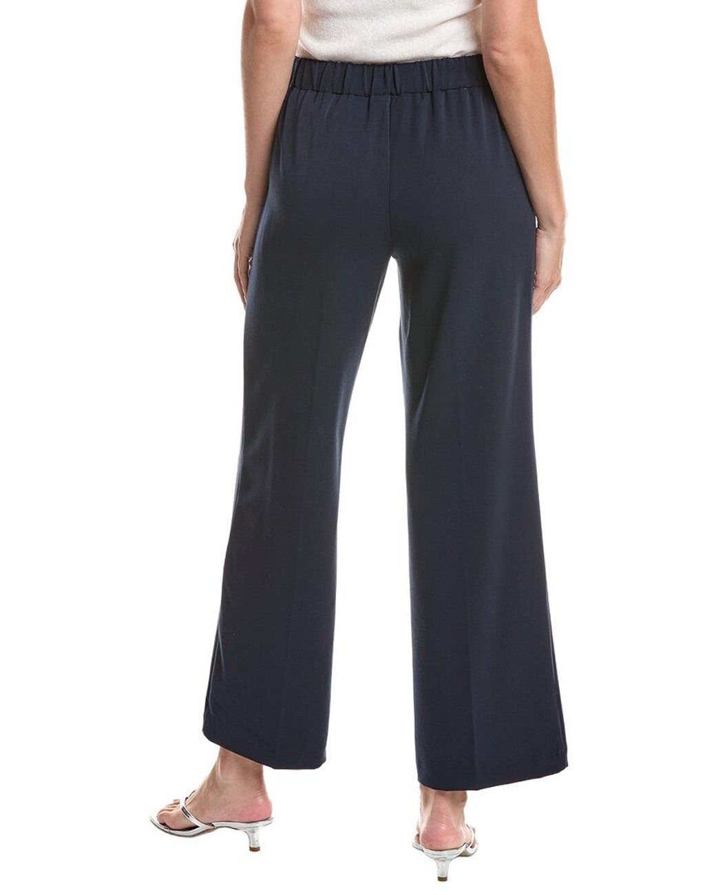 Tahari Blue Woven Pant