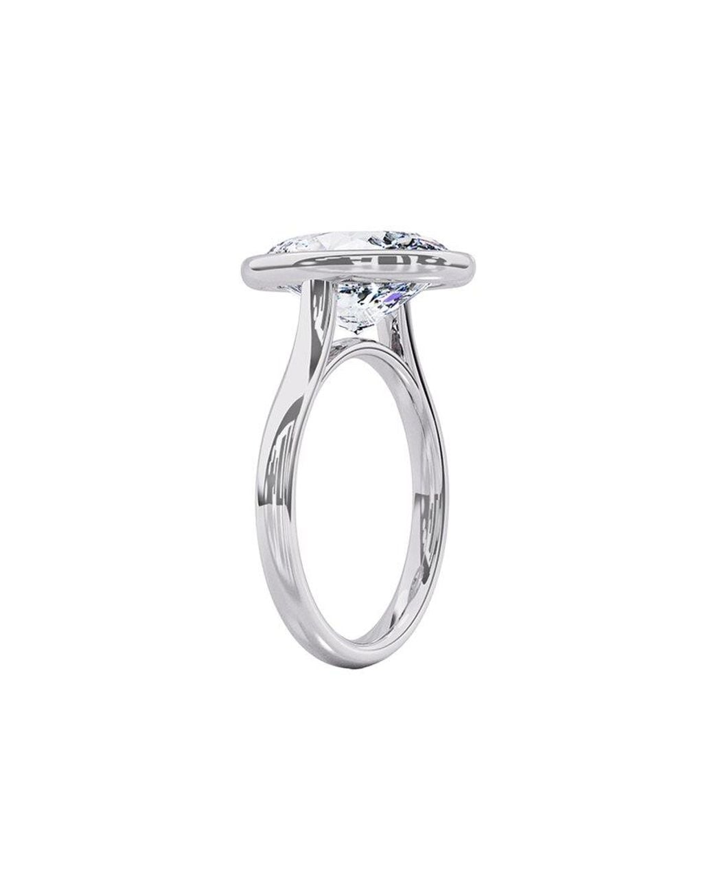 Lab Grown Diamonds Metallic 14K.00 Ct. Tw. Lab-Grown Diamond Ring