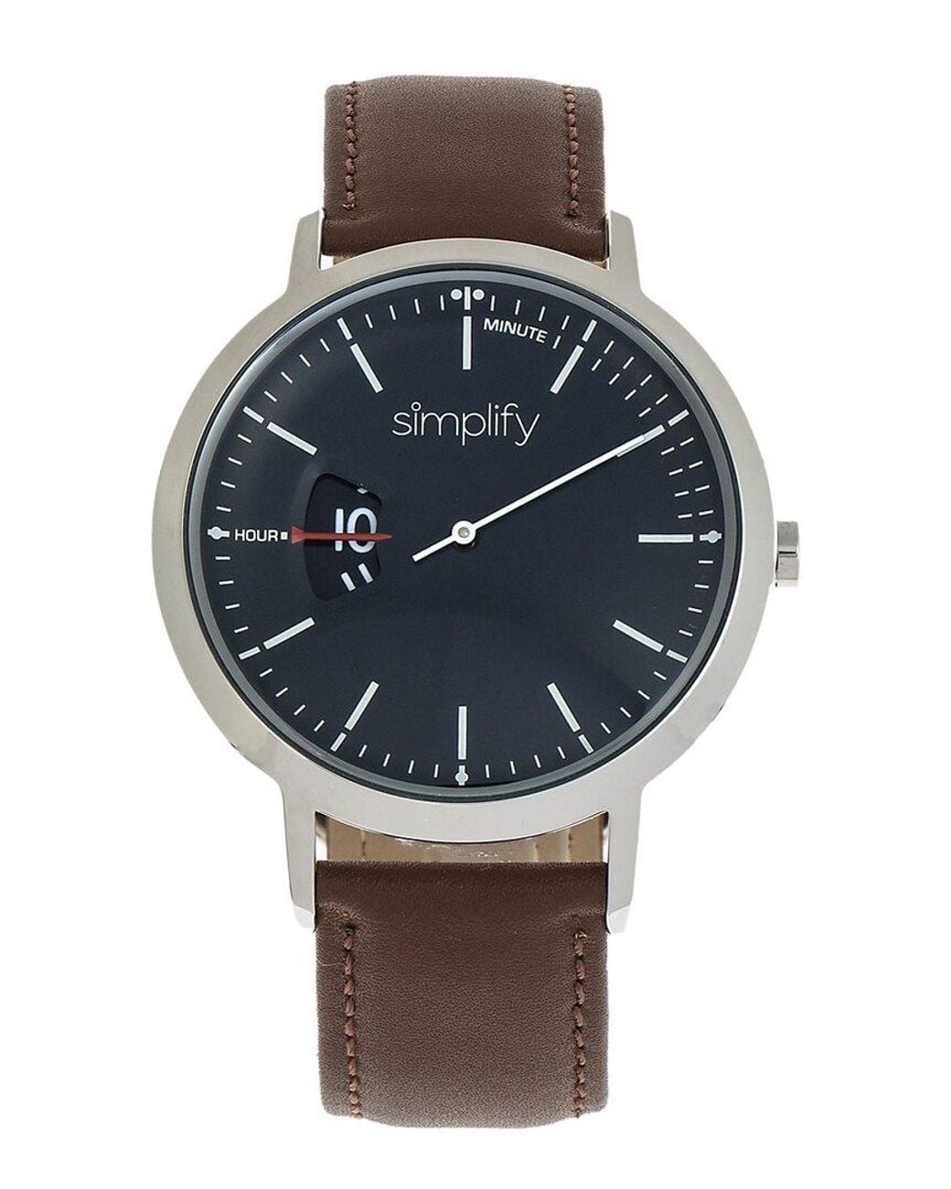 Simplify Gray Unisex The 6500 Watch