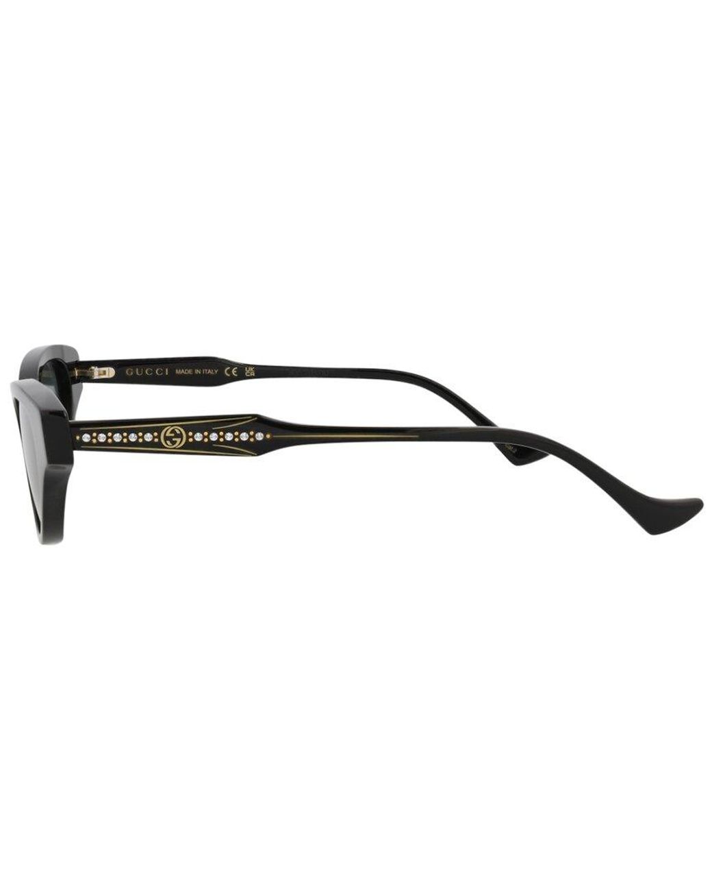 Gucci Black 51Mm Sunglasses