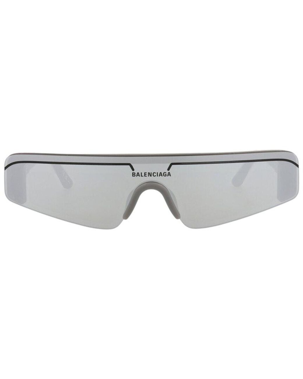 Balenciaga White Bb0003S 99Mm Sunglasses