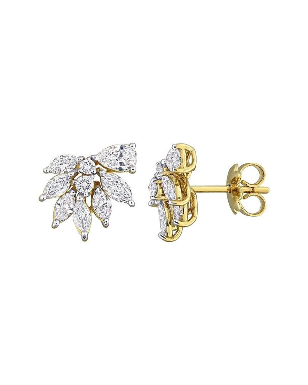 Created Forever Metallic 14K 0.40 Ct. Tw. Lab-Grown Diamond Stud Earrings