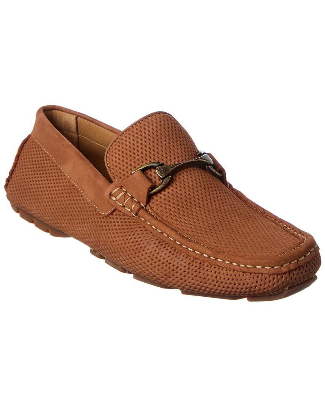 Donald J Pliner Brown Dorion03 Suede Loafer for men