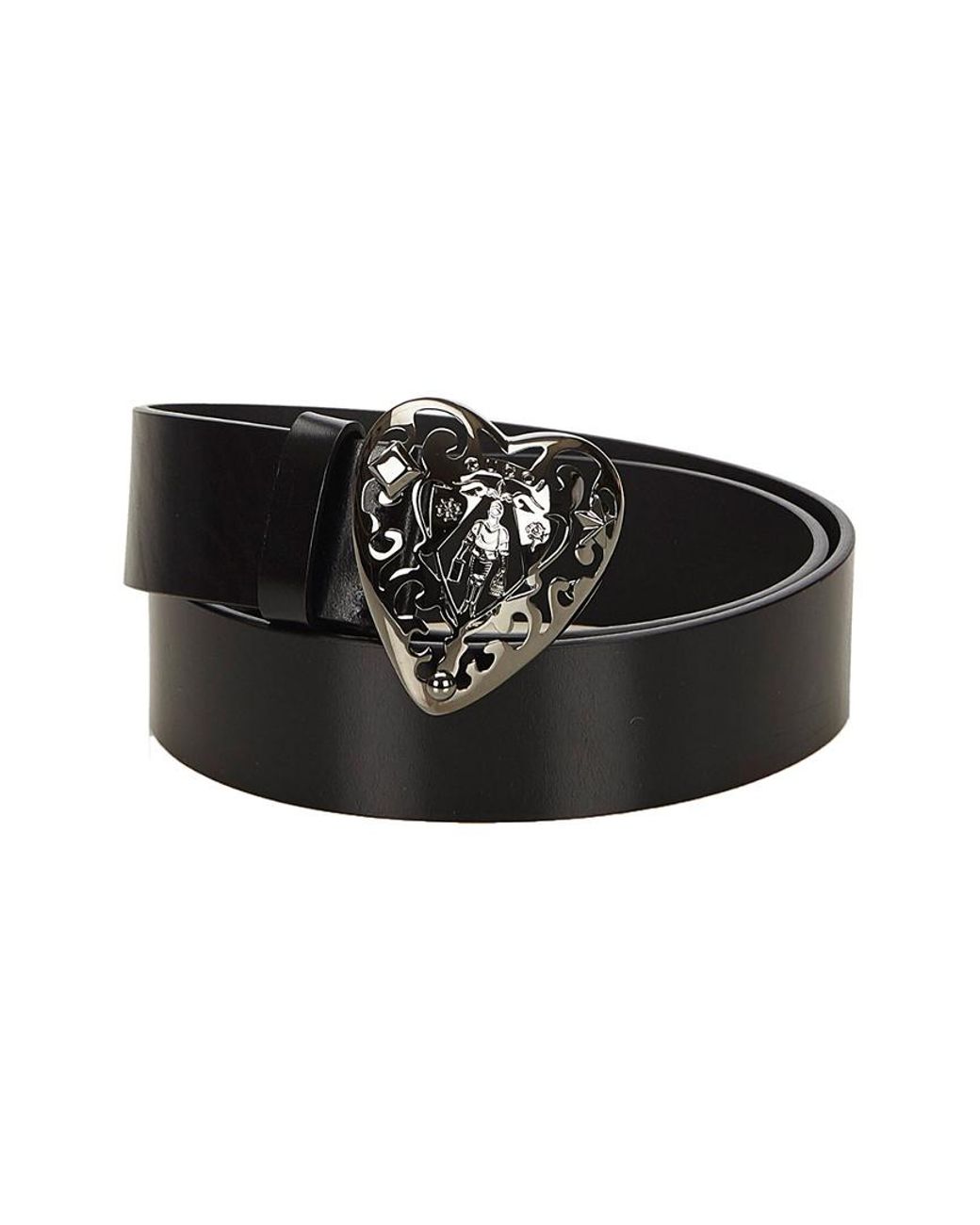 Gucci Hysteria Heart Leather Belt, Never Worn in Black | Lyst