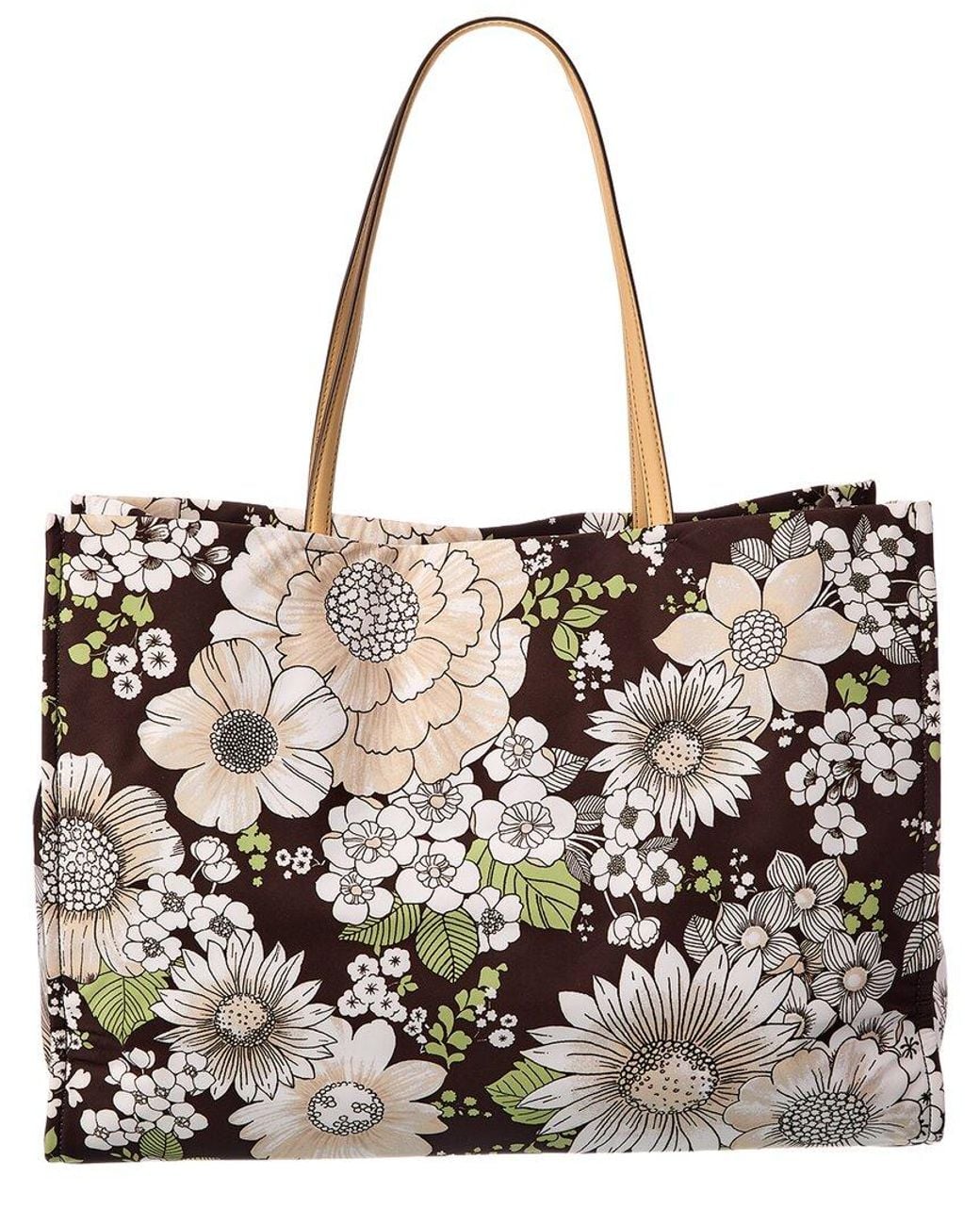 Tory Burch Black Ella Printed Tote