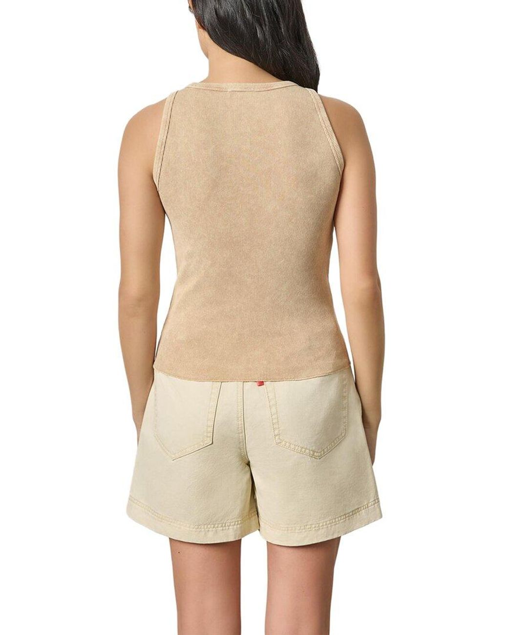 Lilla P Natural Sunwashed Rib Tank