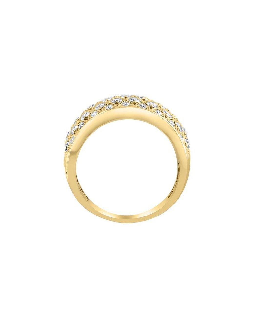 Effy Fine Jewelry Metallic 14K 1.26 Ct. Tw. Diamond Ring
