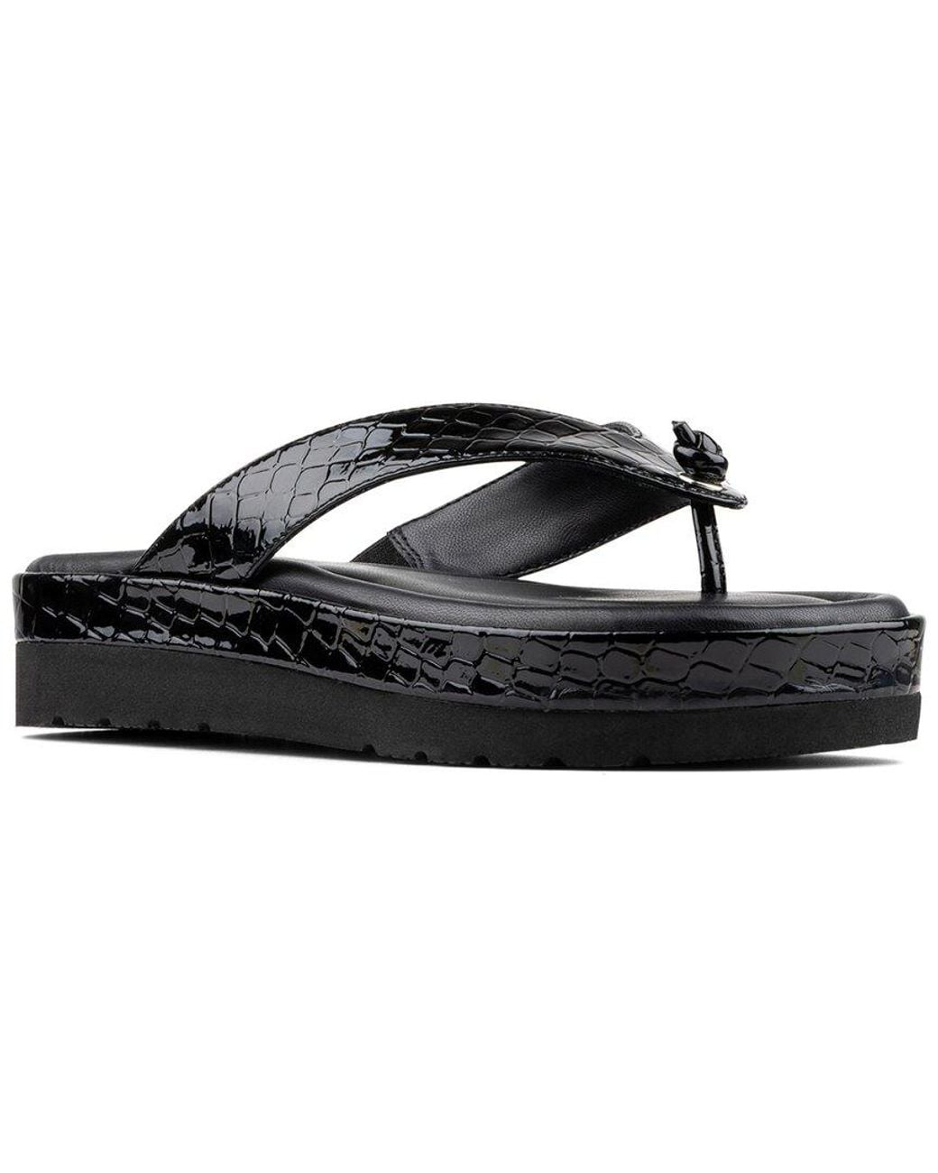 Donald J Pliner Black Lorra Sandal