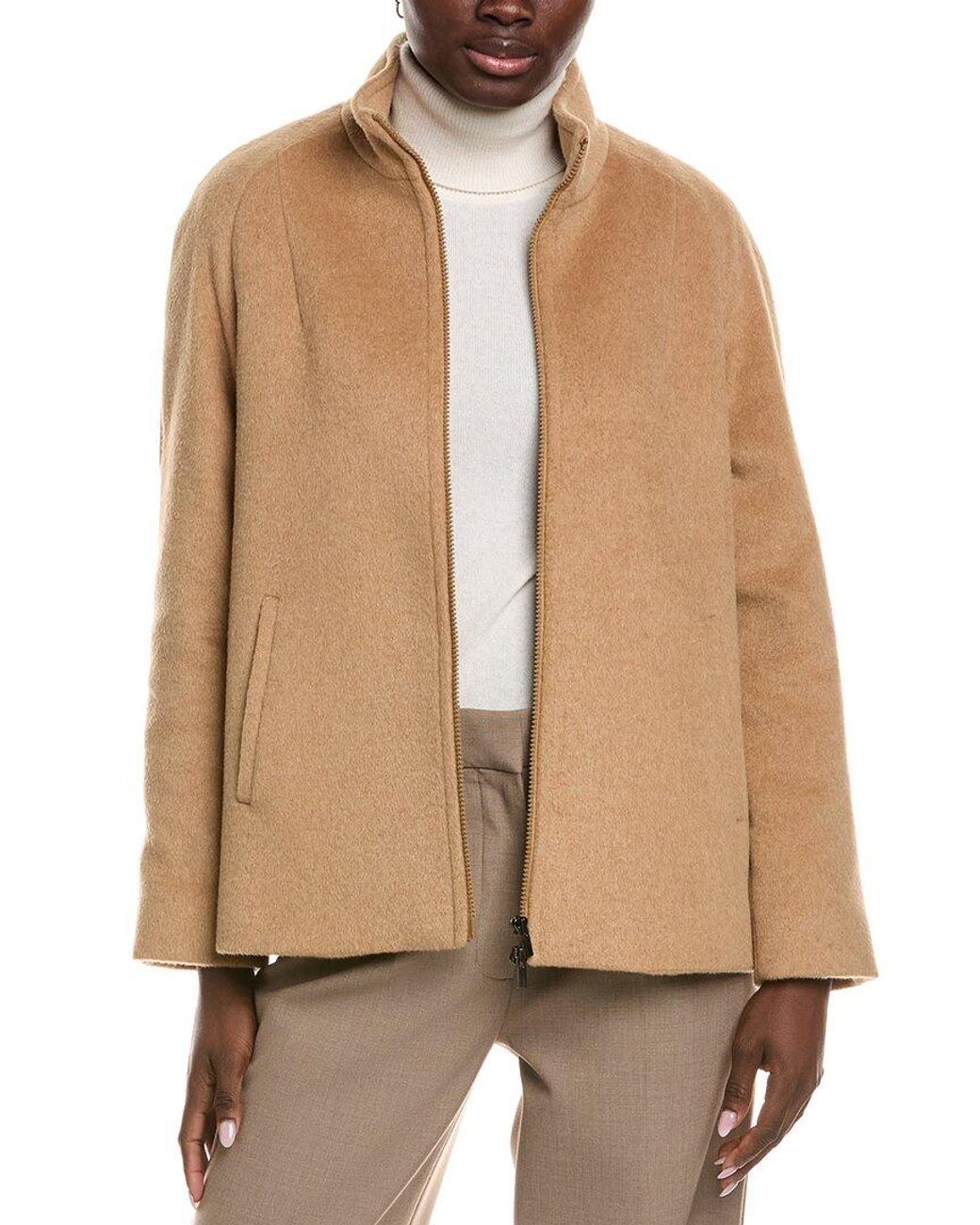 Cinzia Rocca Natural Icons Wool-Blend Short Coat