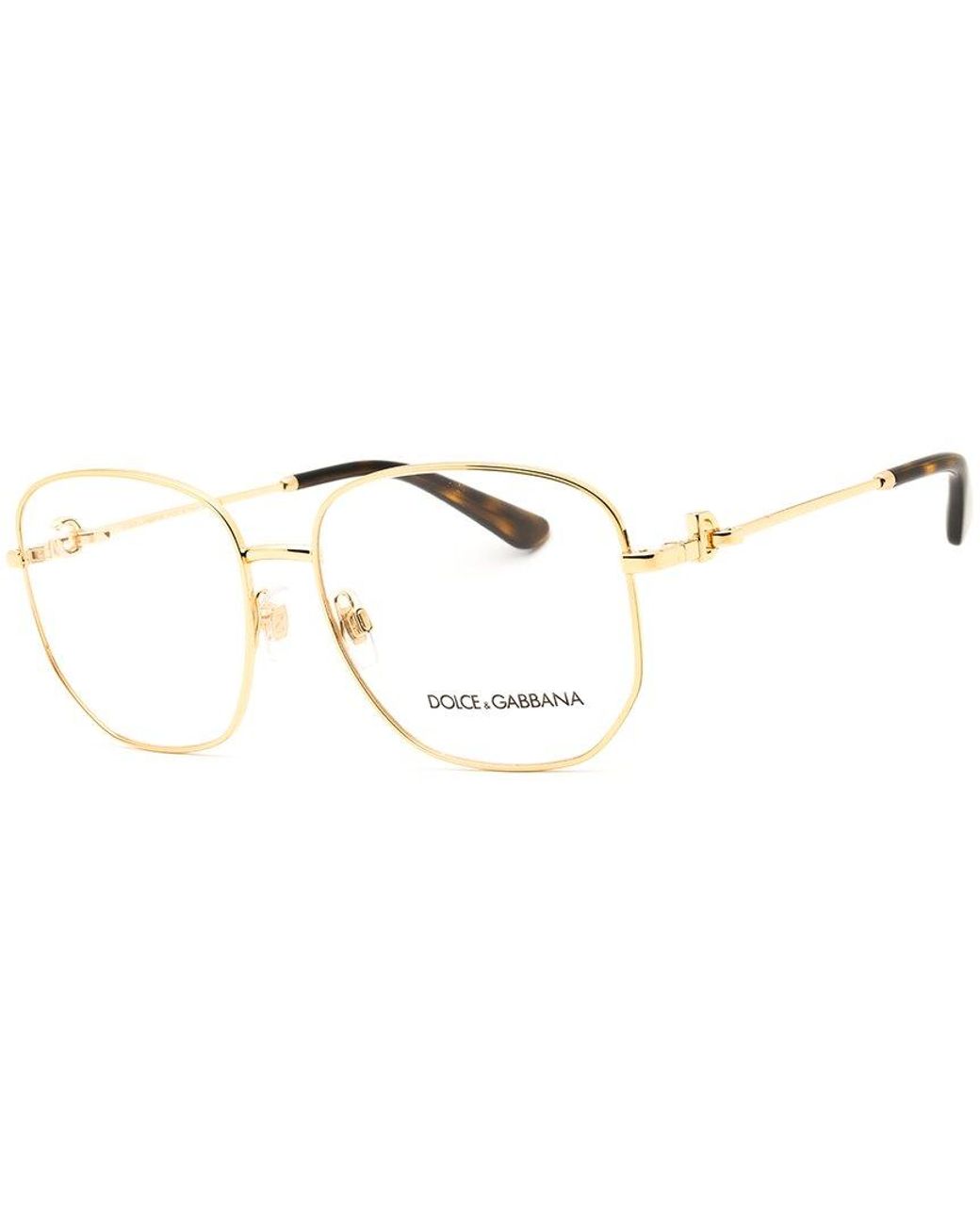 Dolce & Gabbana Metallic 57Mm Optical Frames
