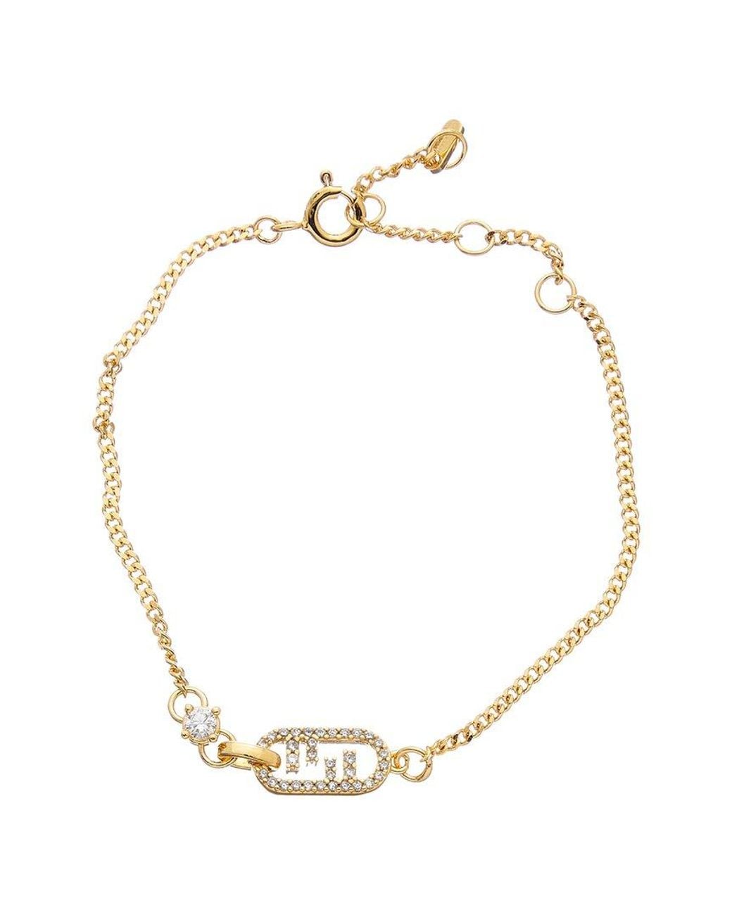 Fendi Metallic O'lock Bracelet