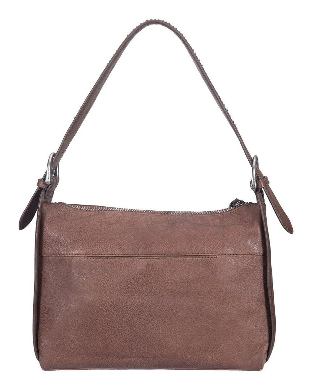 Frye Brown Carla Leather Shoulder