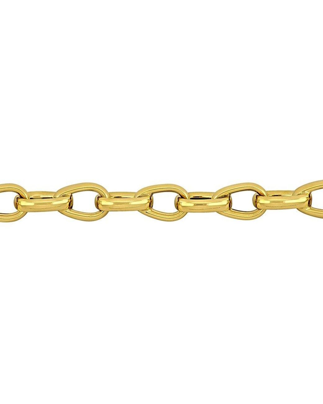 Italian Gold Metallic 14K Link Bracelet