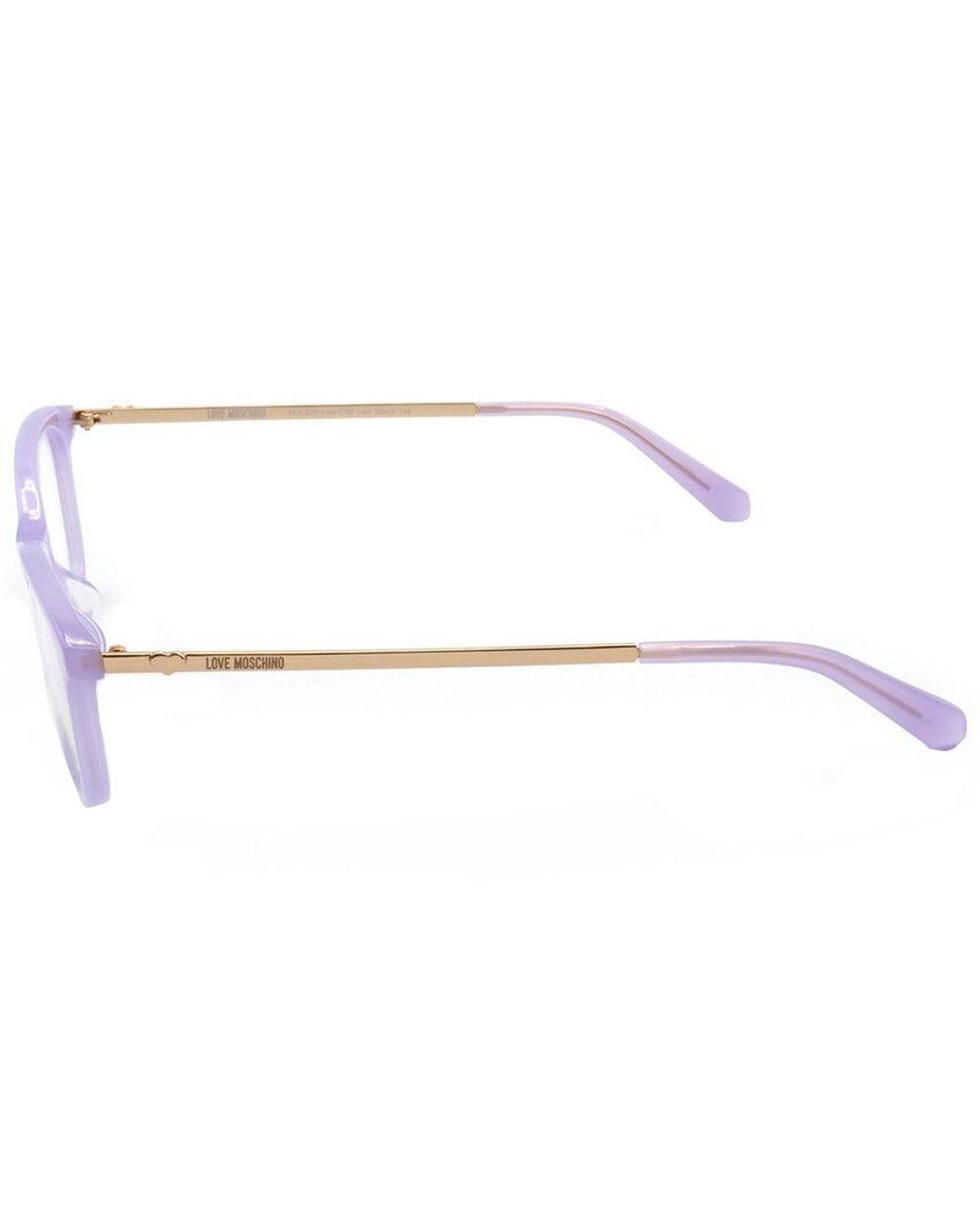 Love Moschino White Mol535/f/sam 52mm Optical Frames