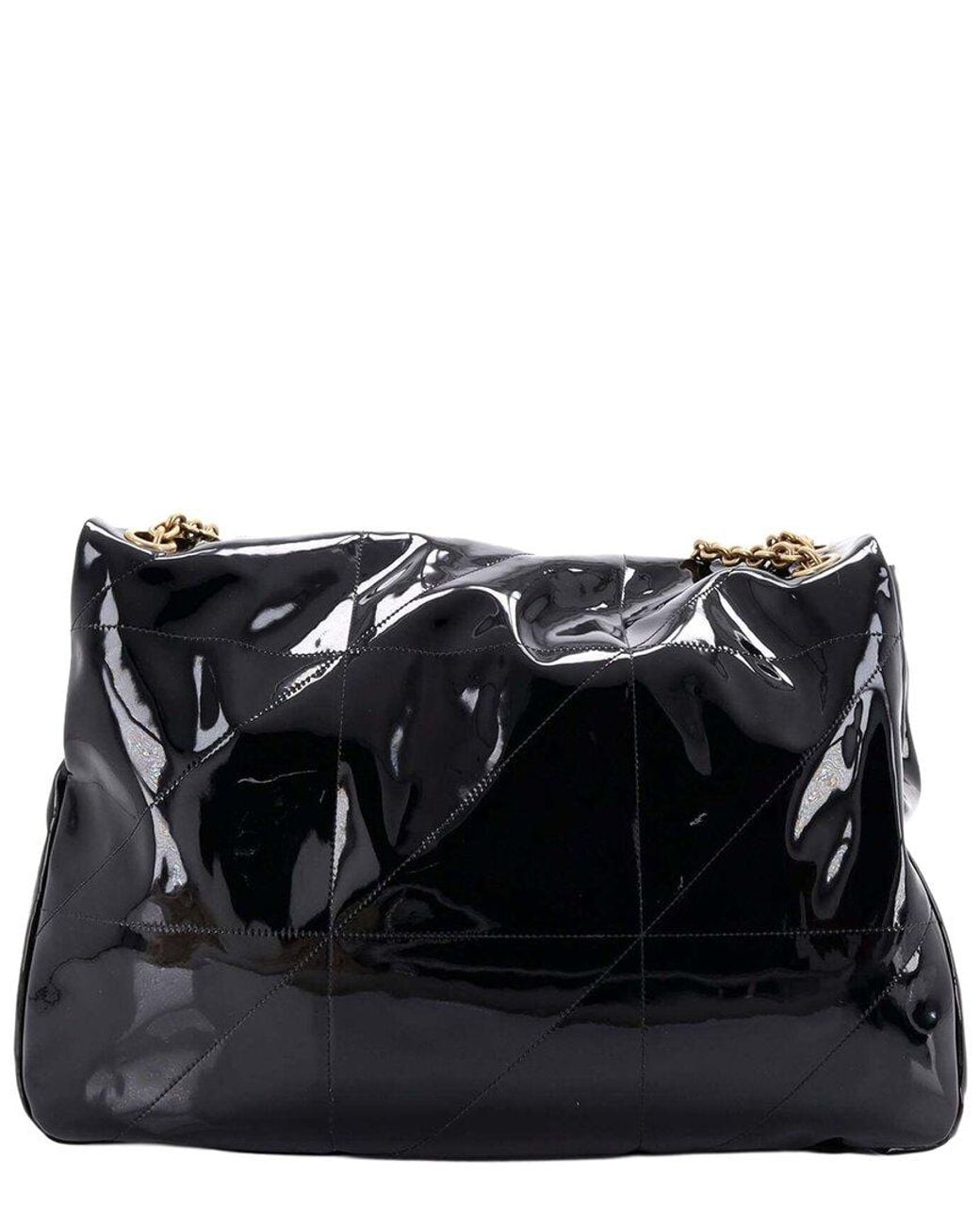 Saint Laurent Black Jamie 4.3 Shoulder Bag Quilted Patent Large (authentic Pre- Loved)