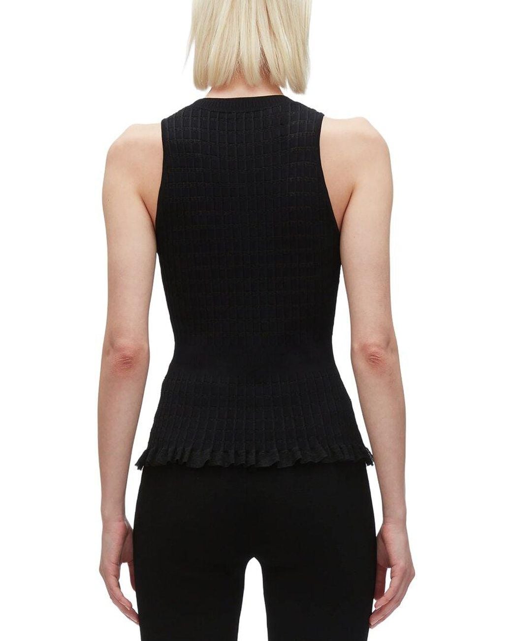 3.1 Phillip Lim Black Mock Neck Tank